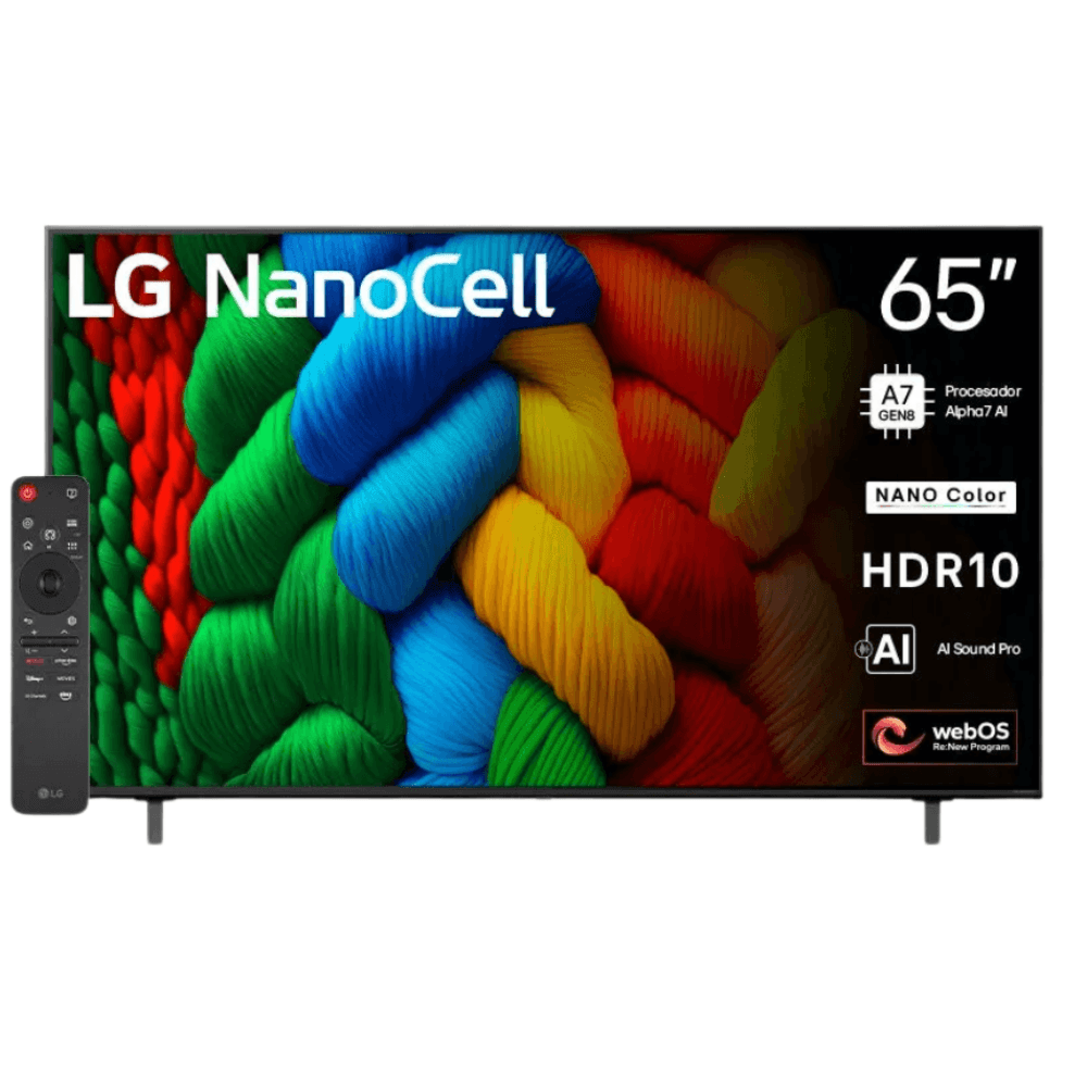 Smart TV LG 9165NANO80ASA 65" NanoCell Ultra HD webOS